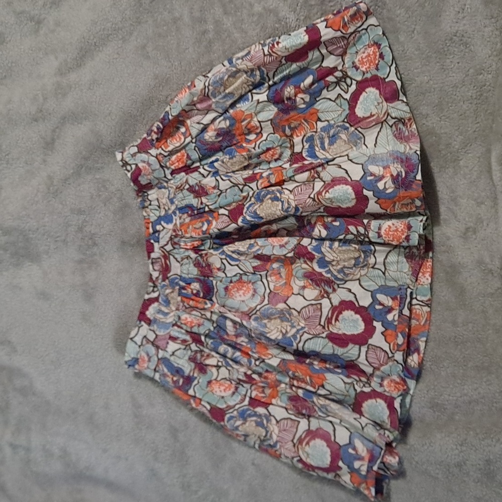 Vintage flower print summer/skater skirt